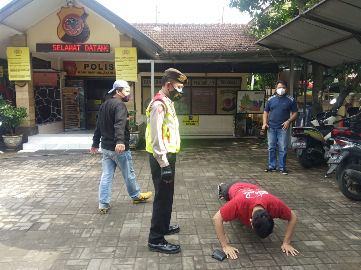 Operasi Yustisi Inpres No.6 Tahun 2020 Polsek Buah Batu Polrestabes Bandung