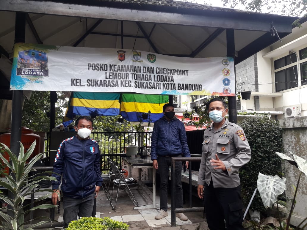 Unit Binmas Polsek Sukasari Sambang LTL Posko Keamanan dan Sosialisasi 3M 1T