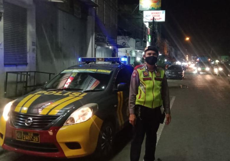 Jajaran Polsek Andir Adakan Patroli Malam Cegah C3 Malam Hari