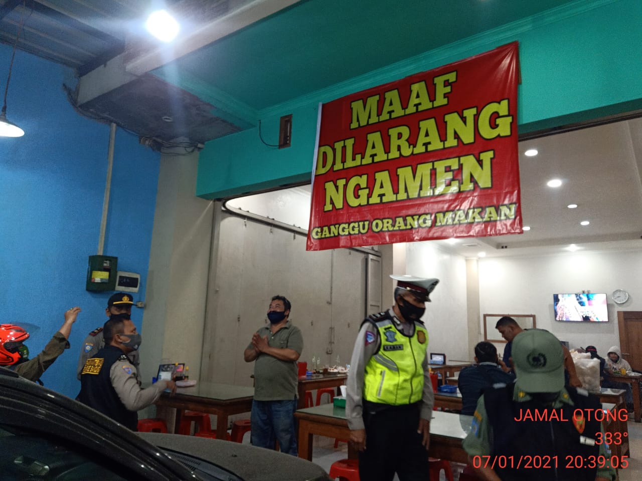 Himbauan Batasan Aktivitas Malam Sesuai Perwal 73 Tahun 2020