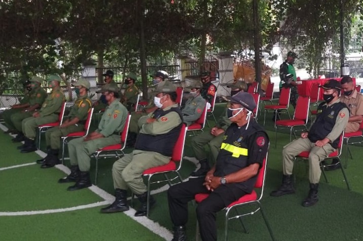 Tingkatkan Kinerja Linmas Dengan Cara Oembinaan Dilakukan Polsek Dan Koramil