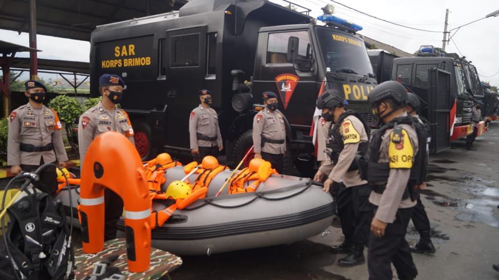 Kesiapan Brimob Polda Jabar Sebagai Power On Hand Kapolda