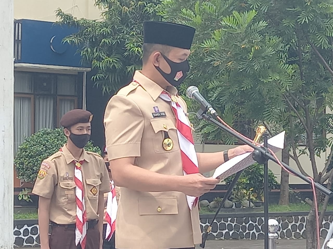 Kapolres Majalengka Tutup Diklat Krida Saka Bhayangkara Kwarcab Majalengka