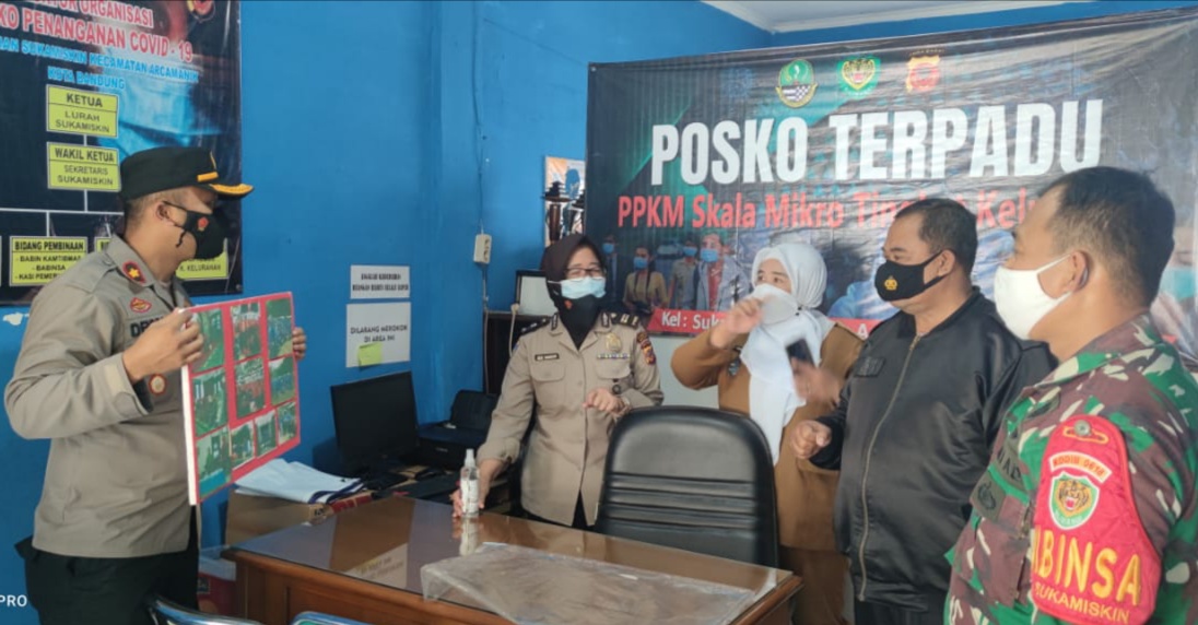 Kabid Humas Polda Jabar: Polrestabes Bandung Cek Posko Terbadu Covid-19 Tiap Kelurahan