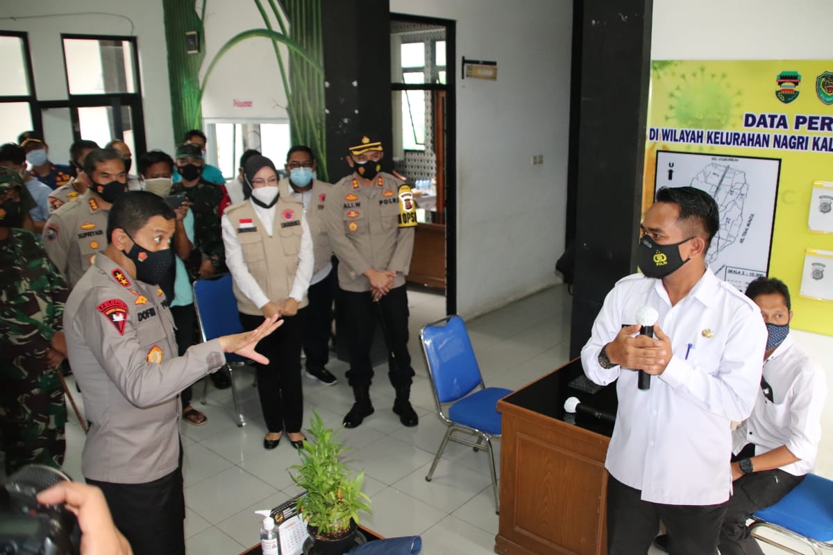 Kapolda Jabar Laksanakan PPKM Mikro Daerah Wilkum Polres Purwakarta