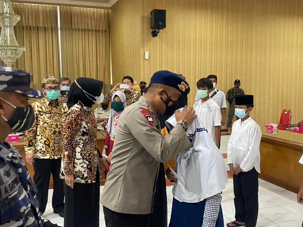 Danyon C Pelopor Satbrimob Jabar Hadiri Rangkaian Hari Jadi Kabupaten Cirebon Ke-539