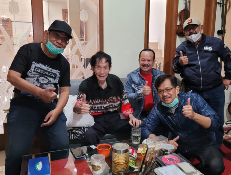 Ketua HAPMI Jabar Jenguk Maestro Musik Tan Deseng