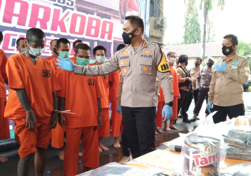Sat Narkoba Polresta Cirebon Ungkap 27 Kasus, Puluhan Tersangka Diamankan