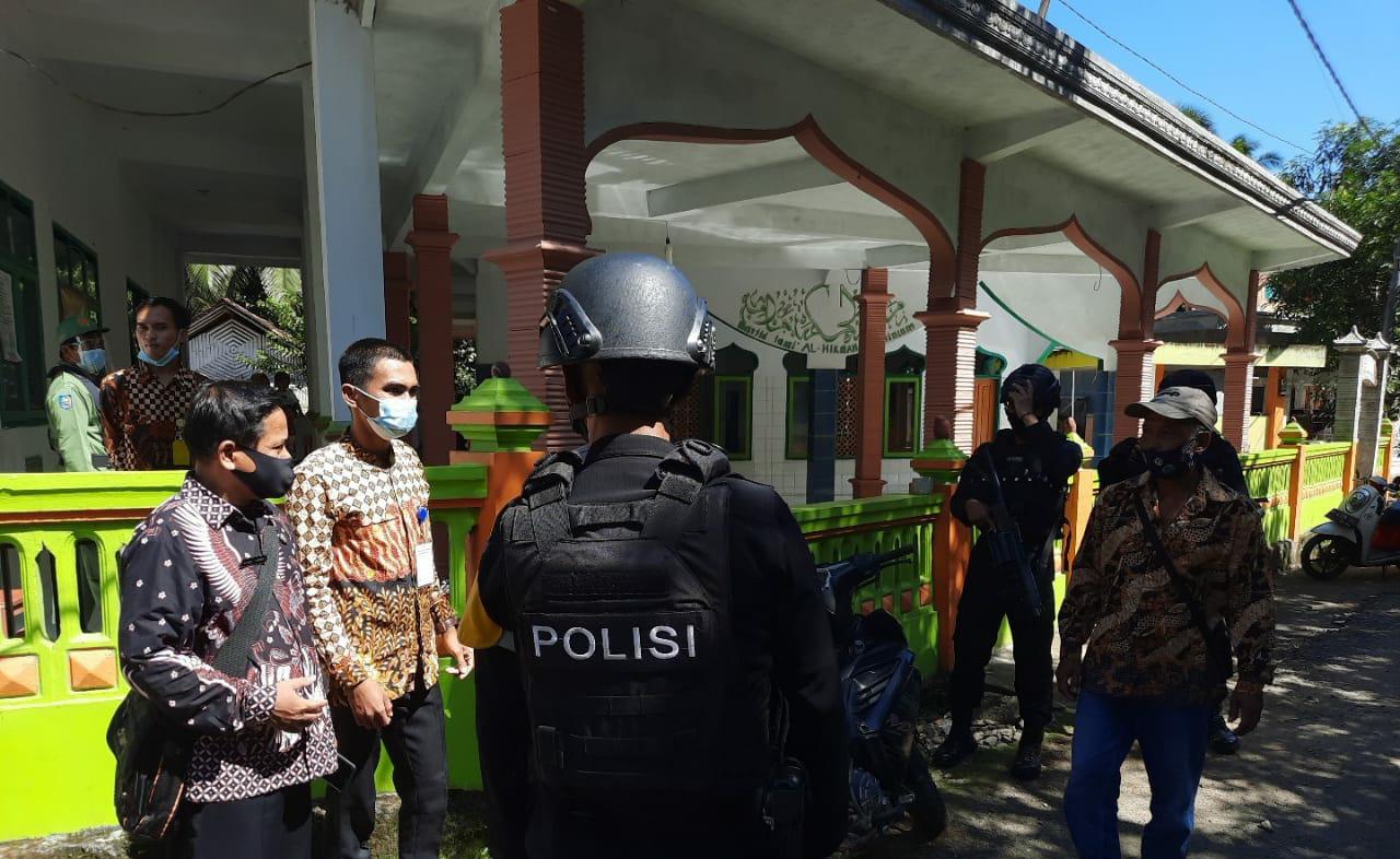 Brimob Jabar Pantau Pelaksanaan Pilkades Serentak 2021 di Kabupaten Tasikmalaya