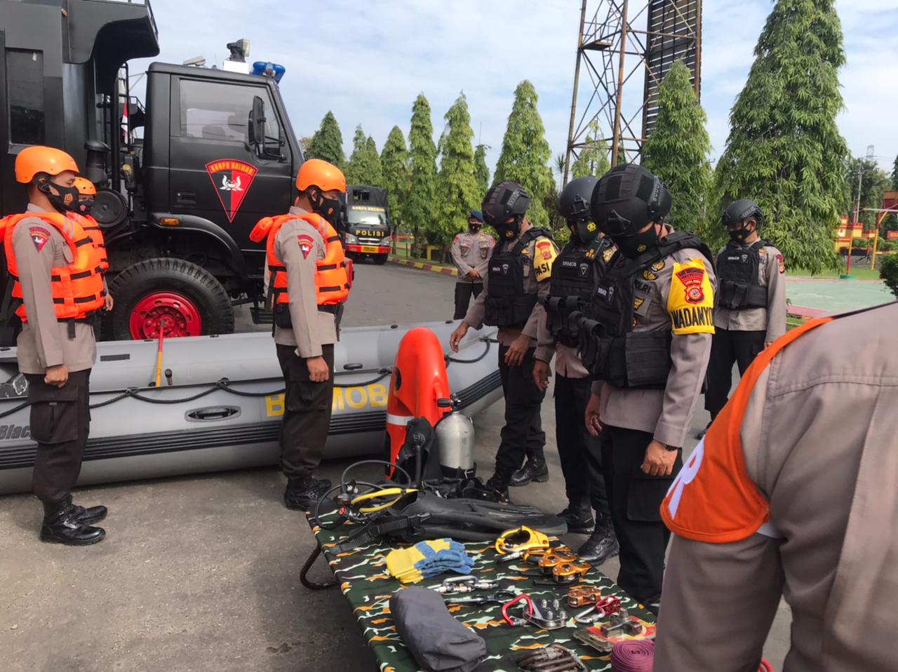 Tingkatkan Kesiapan Pasukan, Brimob Jabar Gelar Apel Siaga Kamtibmas Di Bulan Suci Ramadhan