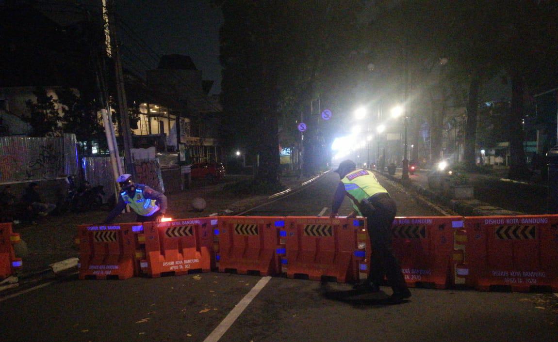 Kurangi Aktivitas Warga Polsek Bandung Wetan Rekayasa Lalu Lintas