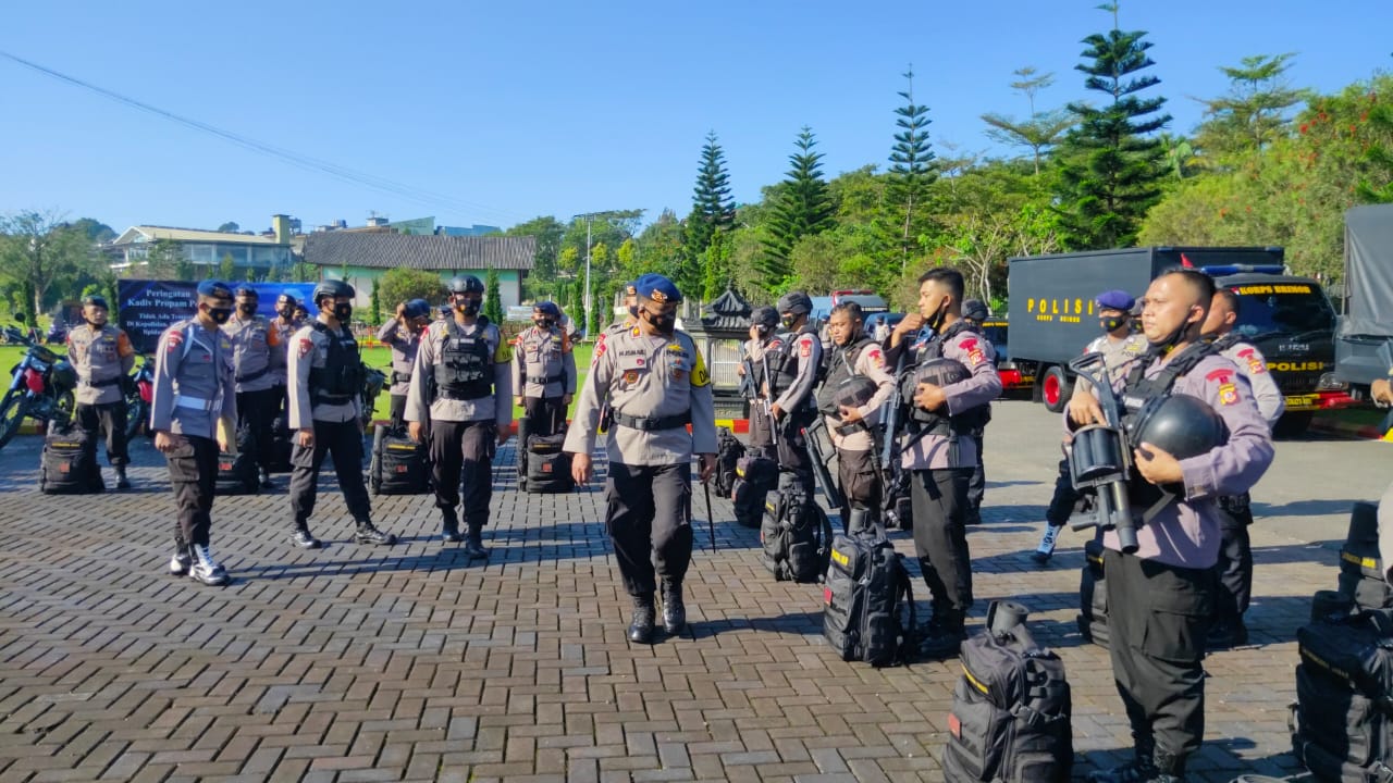 Antisipasi Gangguan Kamtibmas, Brimob Jabar Gelar Apel Kesiapsiagaan