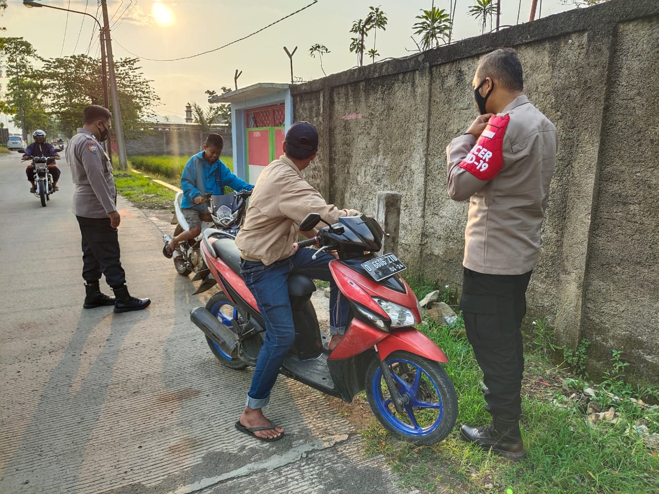 Polresta Bandung Razia Para Pemuda Disinyalir Lakukan Balap Liar