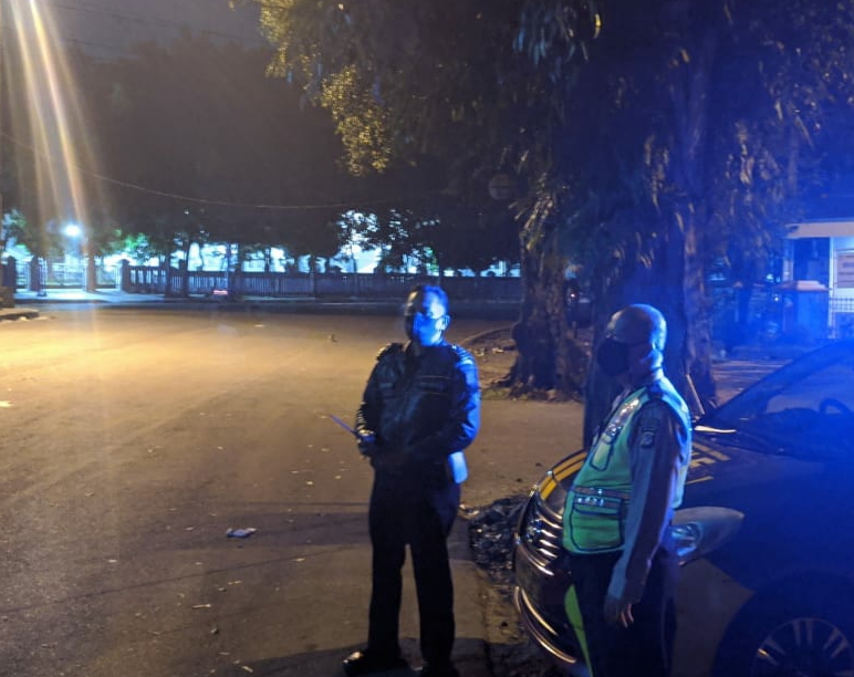 Patroli Sahur Polsek Bandung Wetan Sisir Tempat Sepi Dan Rawan