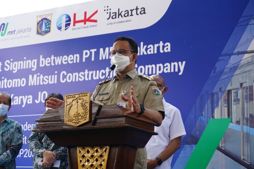 Anies Apresiasi Presiden Jokowi Atas Dukungan Terhadap Pembangunan Transportasi Massal di Jakarta