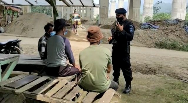 Penyebaran Covid 19 Belum Berakhir, Brimob Jabar Ajak Masyarakat Tetap Waspadai Penularannya