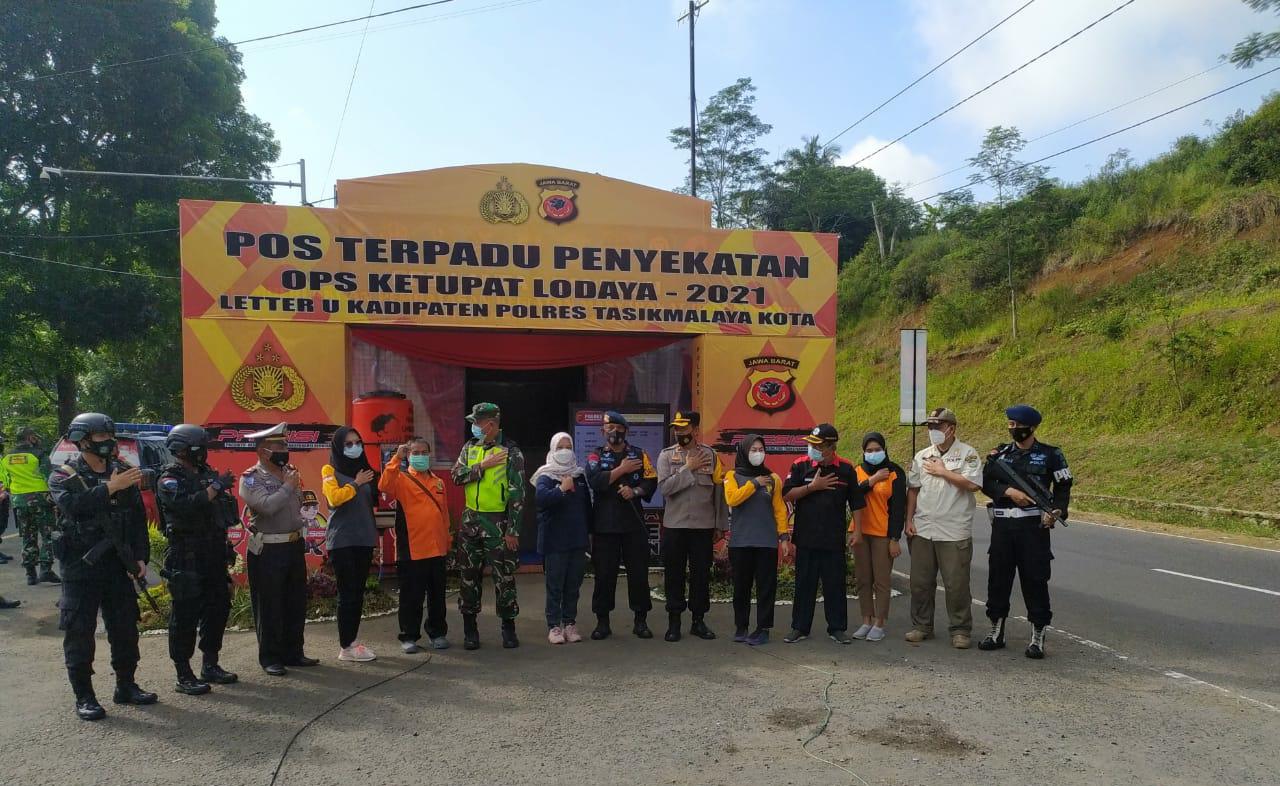 Waskat Terhadap Personil, Komandan Batalyon A Pelopor Kunjungi Pospam Letter U Gentong