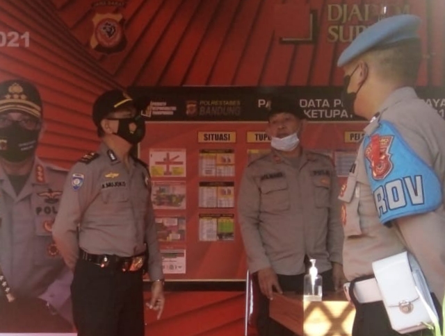Padal 2 Posko Cikapayang Laksanakan OKL 2021, Bentuk Bakti Polrestabes Bandung