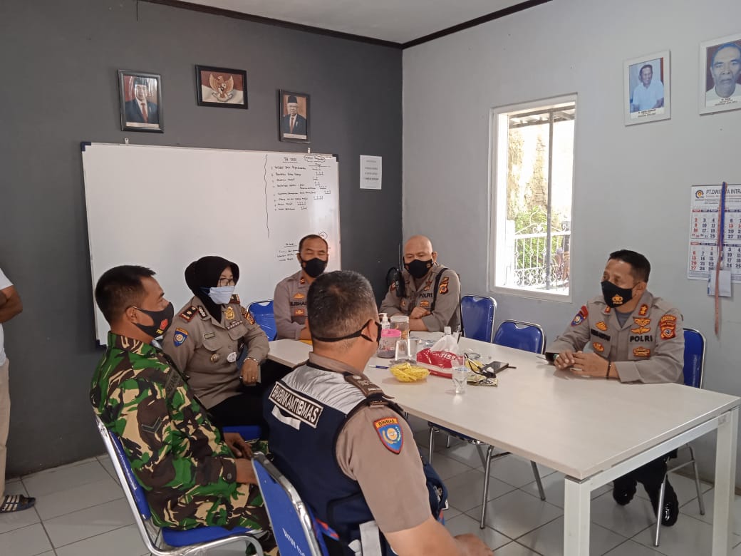Polrestabes Bandung Gelar Supervisi dan Asistensi Posko PPKM Mikro