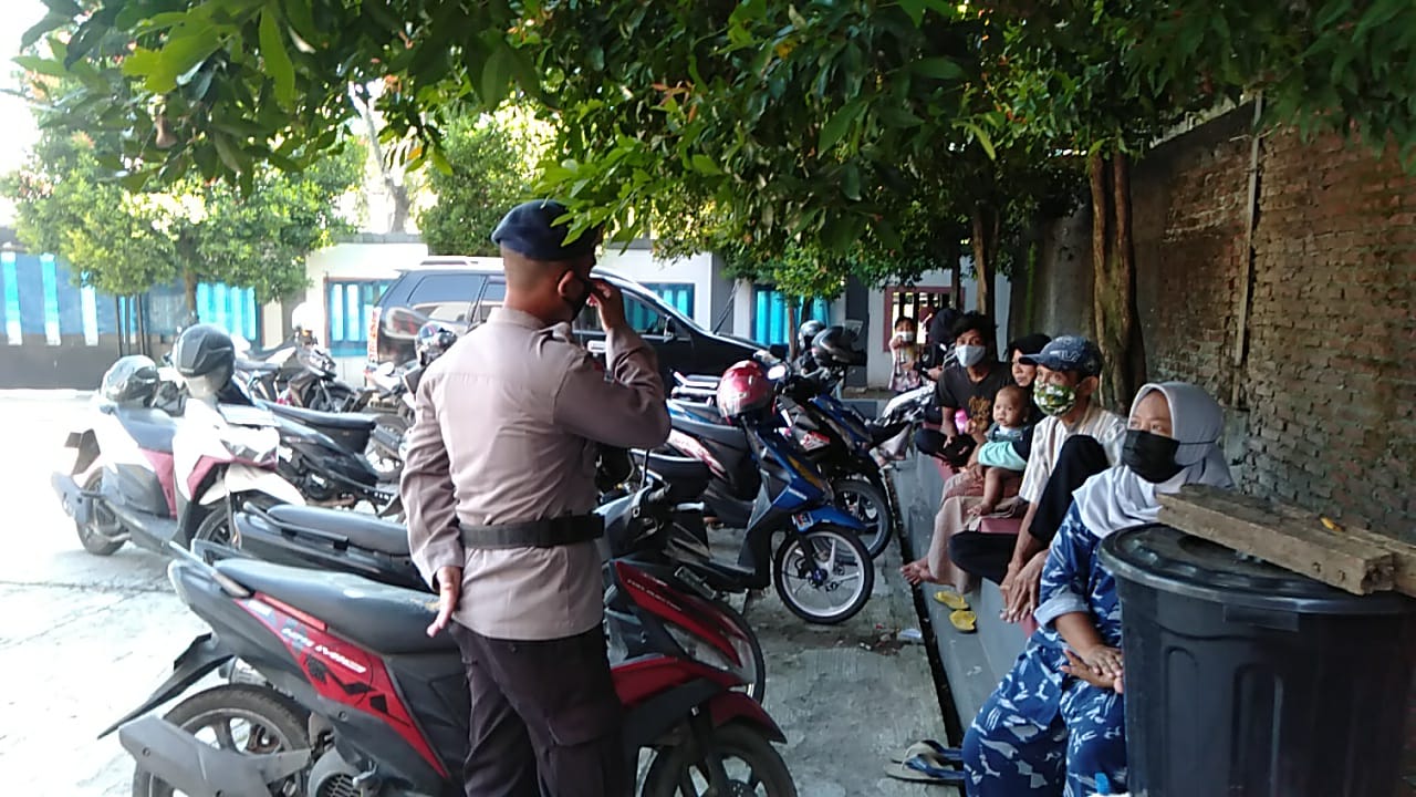 Brimob Jabar Laksanakan Patroli Prokes Ke Wilayah Talun