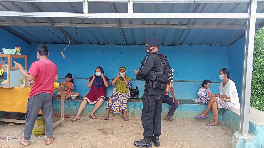 Personel Brimob Jabar Akan Terus Menjadi Yang Pertama Dalam Memberikan Himbauan Kepada Masyarakat 
