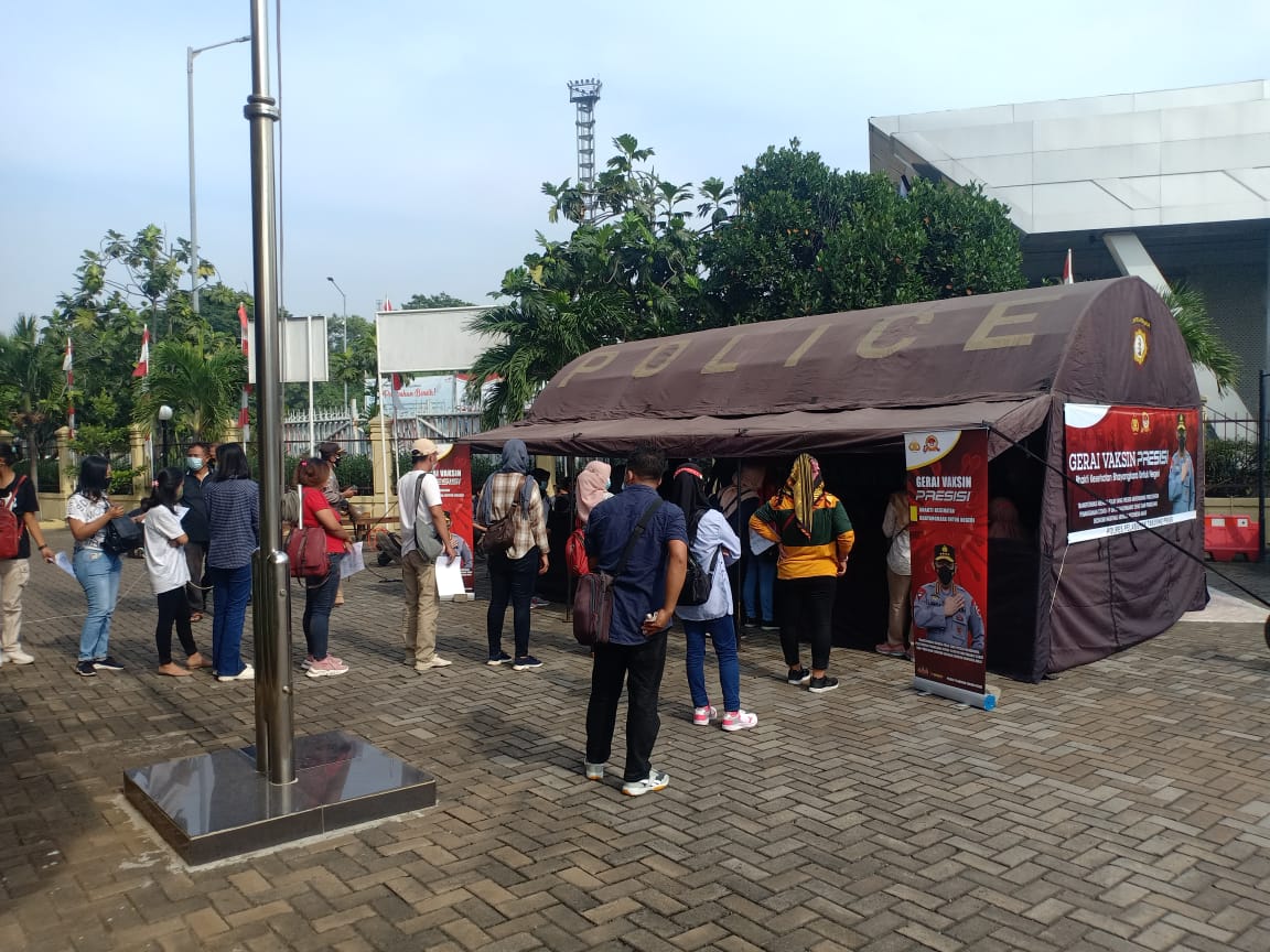 Polri Dirikan Gerai Vaksin Presisi di Polres-Polsek, Gratis dan Tanpa Syarat KTP Domisili