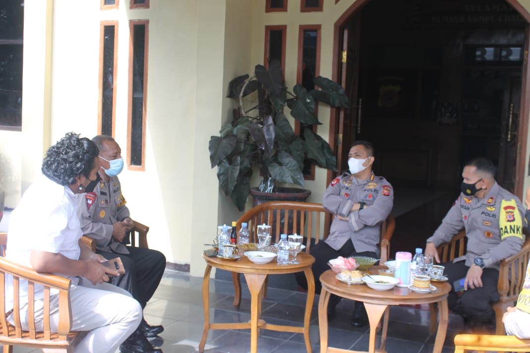 Kompi 4 Batalyon A Pelopor Satuan Brimob Polda Jabar Mendapat Kunjungan dari Dansat Brimob Polda Jabar
