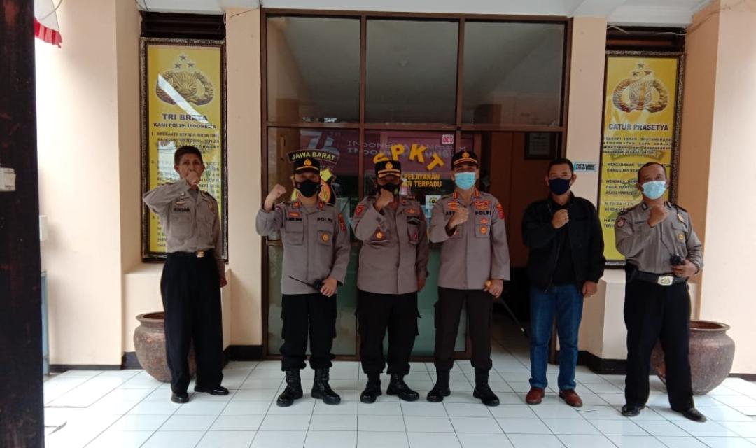 Kapolrestabes Bandung Kombes Pol H. Aswin Sipayung, S.I.K., M.H., Kunjungan Kerja Ke Mapolsek Cidadap 