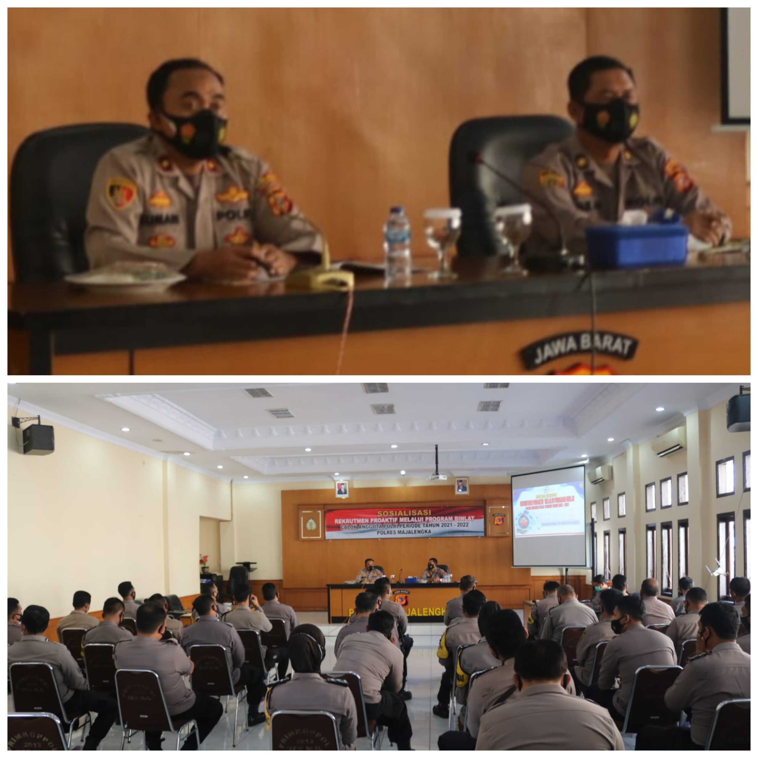 Waka Polres Majalengka Pimpin Sosialisasi Rekrutmen Proaktif Melalui Program Binlat Calon Anggota Polri