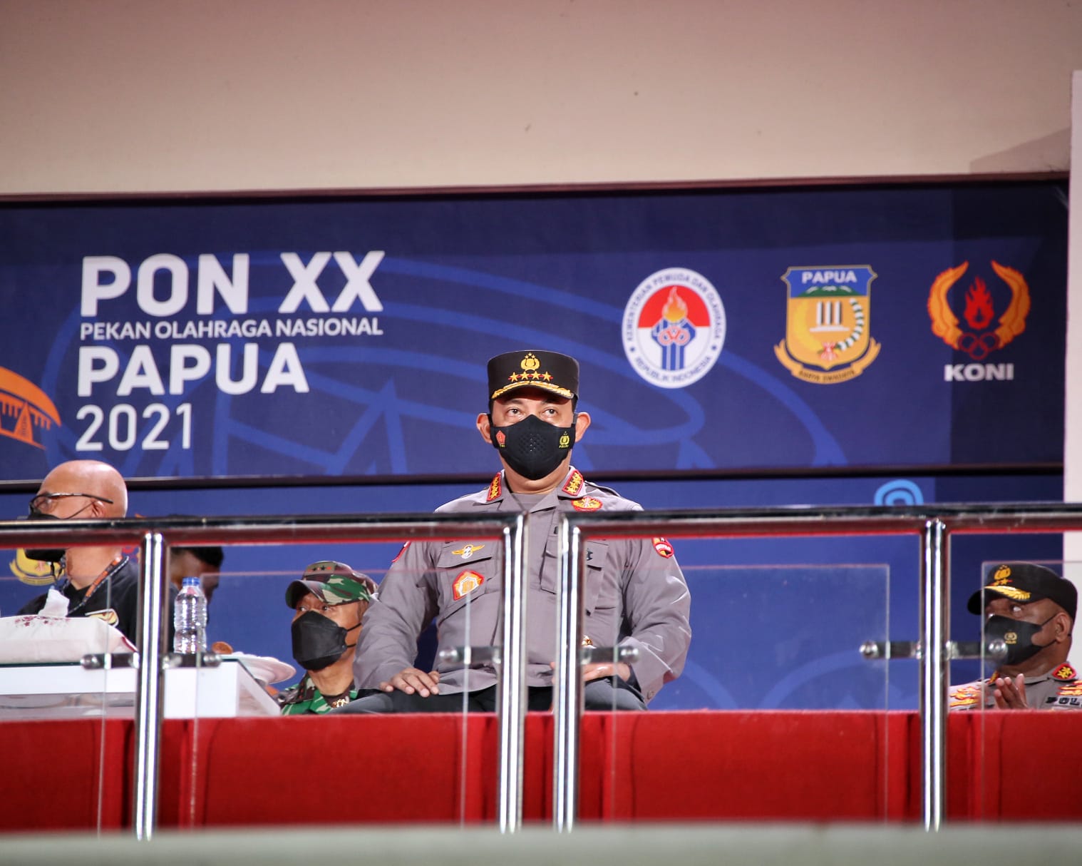 Tinjau Kesiapan Pembukaan PON XX Papua, Kapolri Pastikan Pengamanan Berjalan Baik