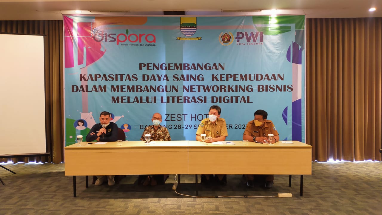 Dispora dan PWI Kota Bandung Gelar Pelatihan Bisnis Melalui Literasi Digital