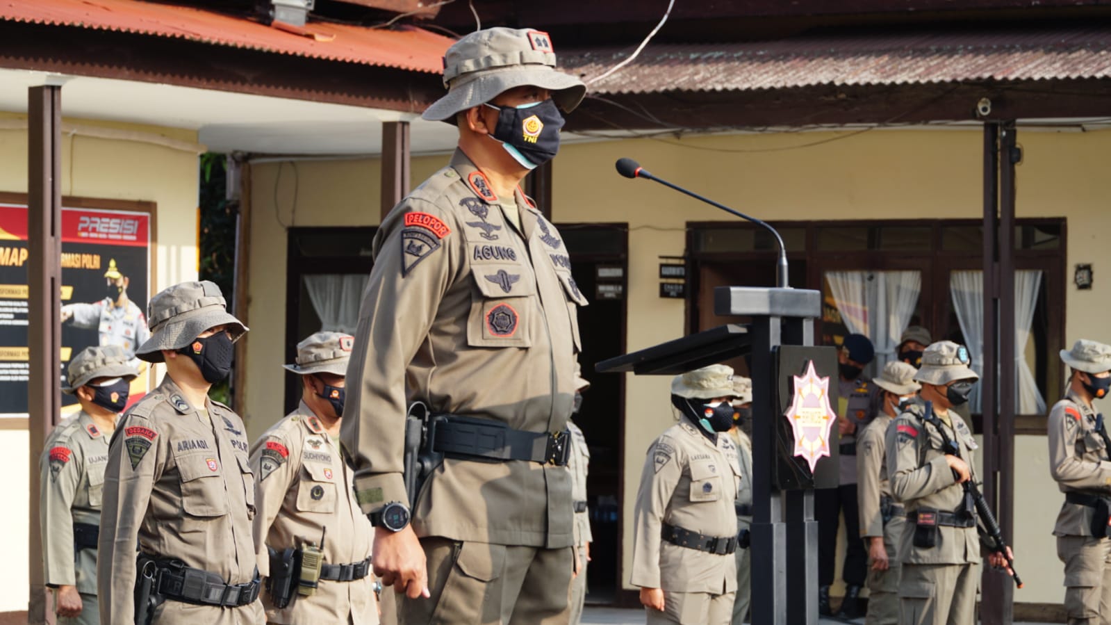 Wadansat Brimob Jabar Pimpin Upacara Pembukaan Latihan Pelopor