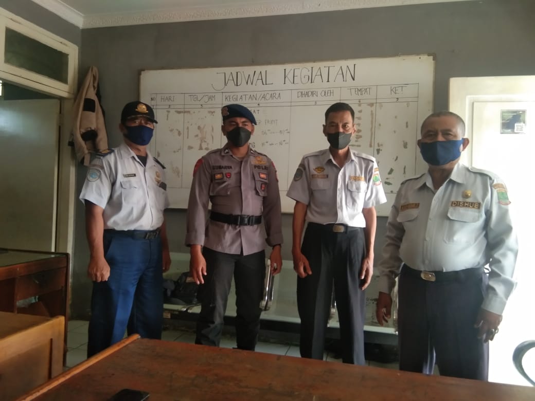 Jalin Sinegritas, Brimob Jabar Sambangi Kantor Dishub Tanjungpura