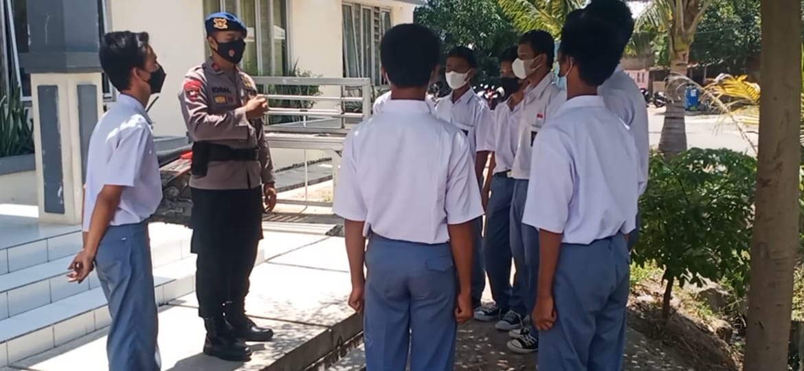 Brimob Jabar Imbau Anak-Anak Agar Selalu Menerapkan Prokes Didalam Aktivitasnya