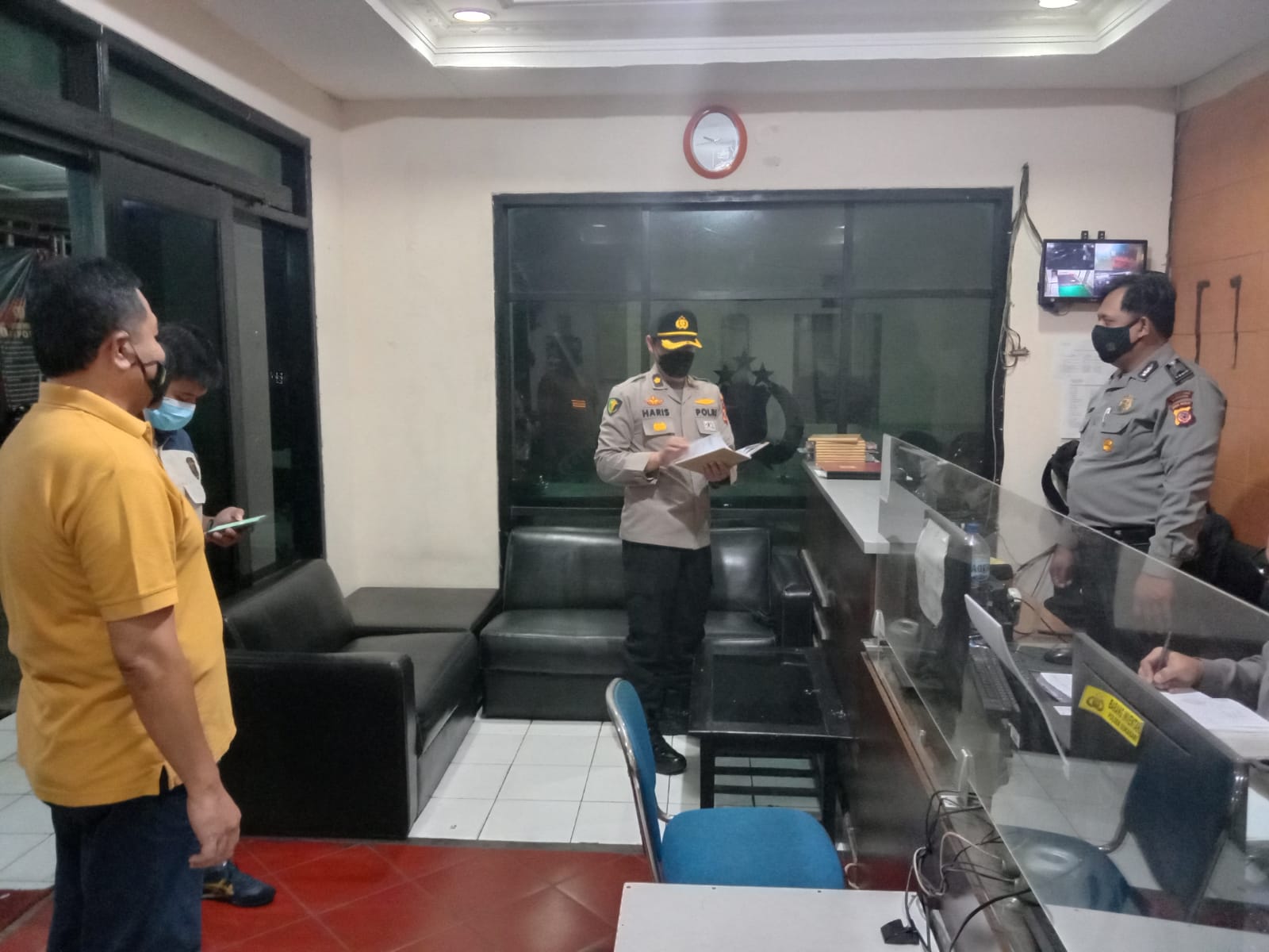 Polsek Sukasari Menerima Kunjungan Pawaswil Polrestabes Bandung