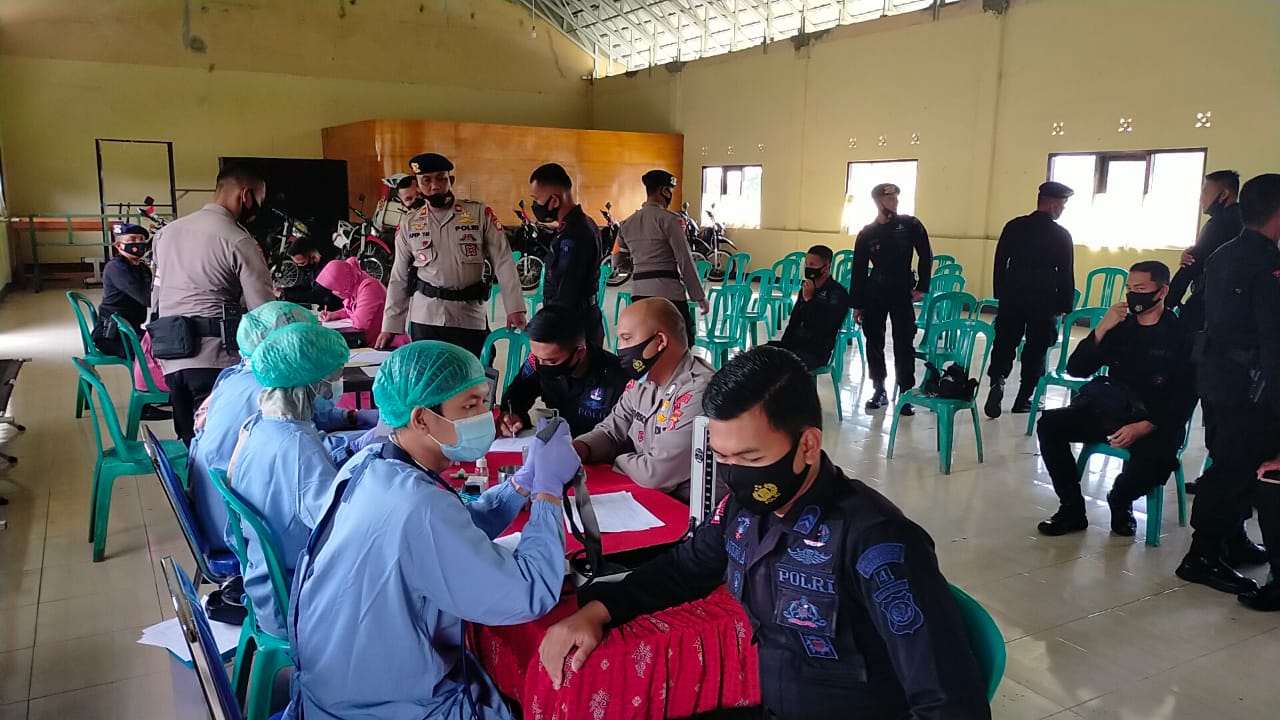 Dalam Rangka Hut Brimob Polri, Brimob Polda Jabar Adakan Kegiatan Donor Darah