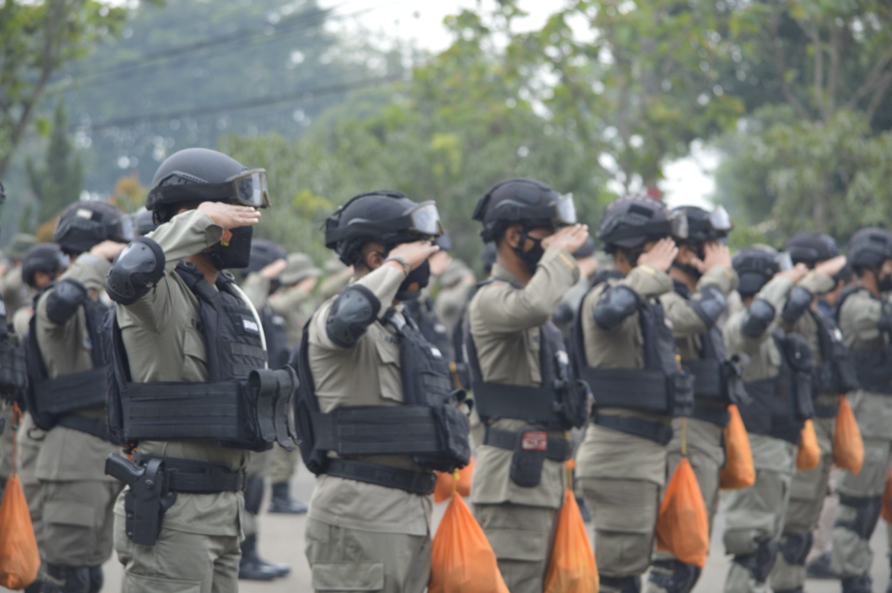 Brimob Polda Jabar Gelar Latihan Kemampuan Penanganan Konflik Sosial Humanis