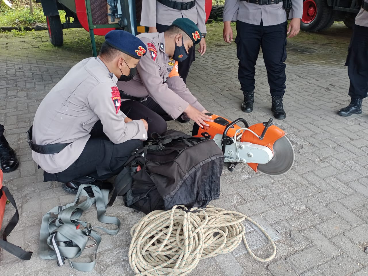 Siagakan Tim SAR, Brimob Jabar Tanggap Antisipasi Bencana Alam