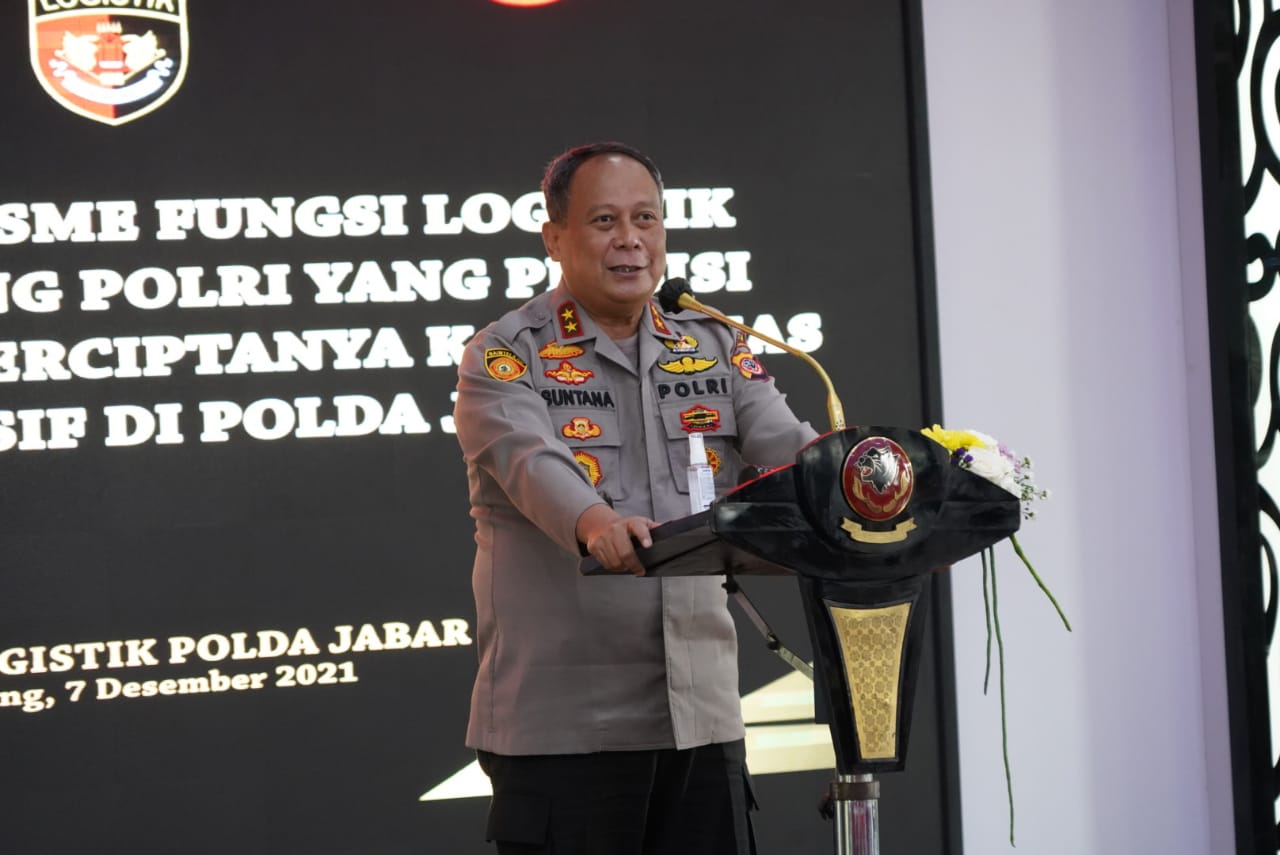 Kapolda Jabar Pimpin Pembukaan Rakernis Fungsi Logistik Tahun 2021