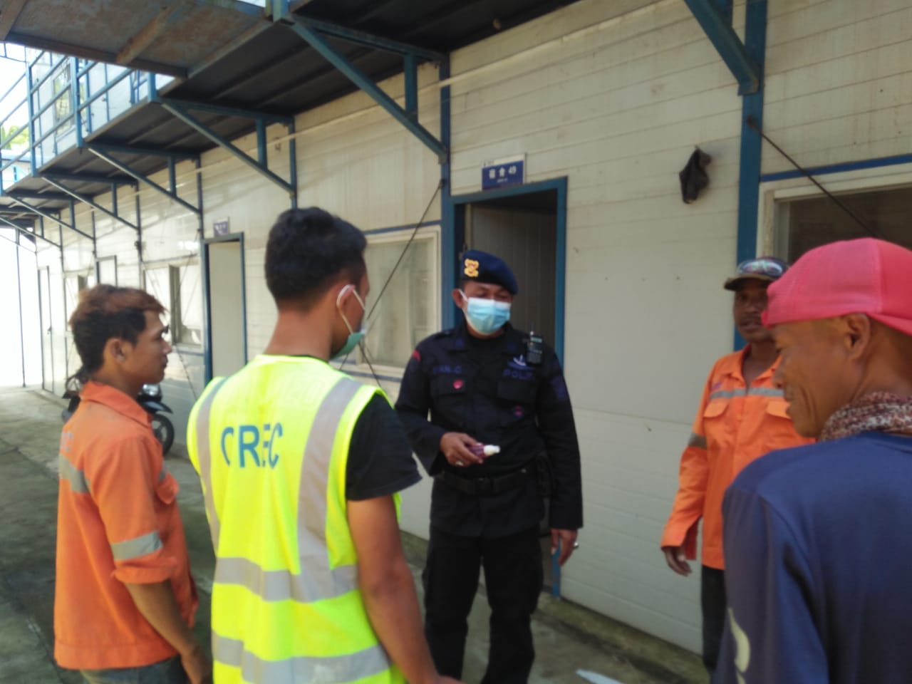 Brimob Jabar Himbauan Protokol Kesehatan Terus Dilakukan Di Lingkungan Proyek