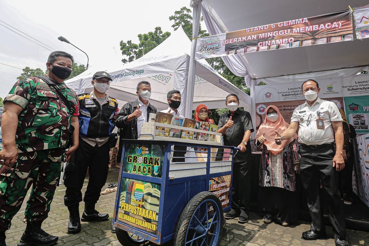 Resmi Dibuka Hari Ini, Kampung Wisata di Cinambo Jadi Bidang untuk Tingkatkan Budaya Membaca