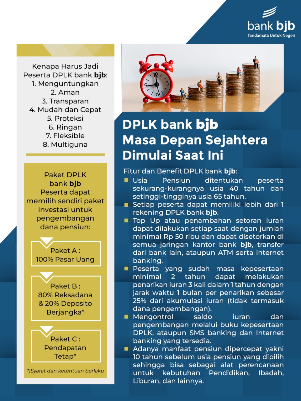 DPLK Bantu Wujudkan Keinginan dan Kebutuhan saat Pensiun