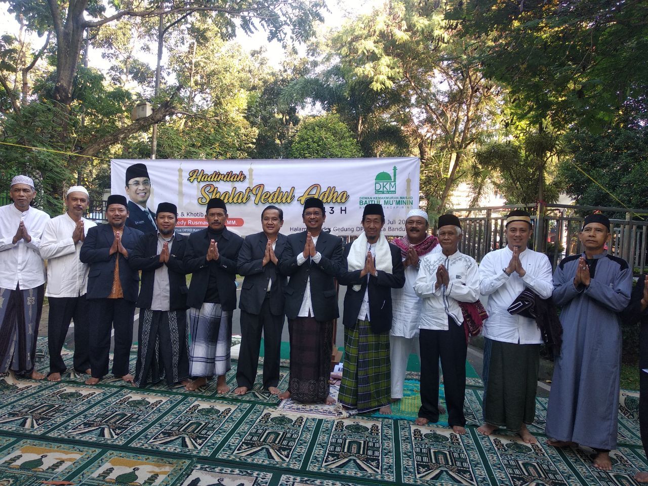IdulAdha 1443 H: Tedy Rusmawan Kagumi Kebersamaan Warga Bandung