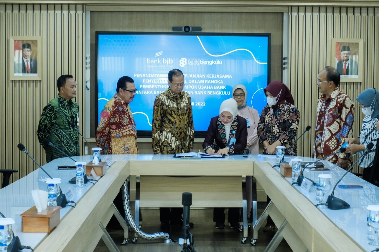 bank bjb dan Bank Bengkulu Lakukan Tandatangani PKS