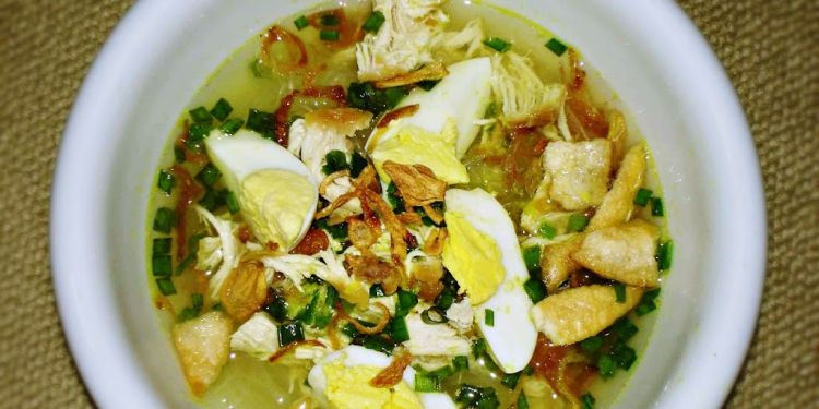 Resep Cara Membuat Soto Ayam Santan