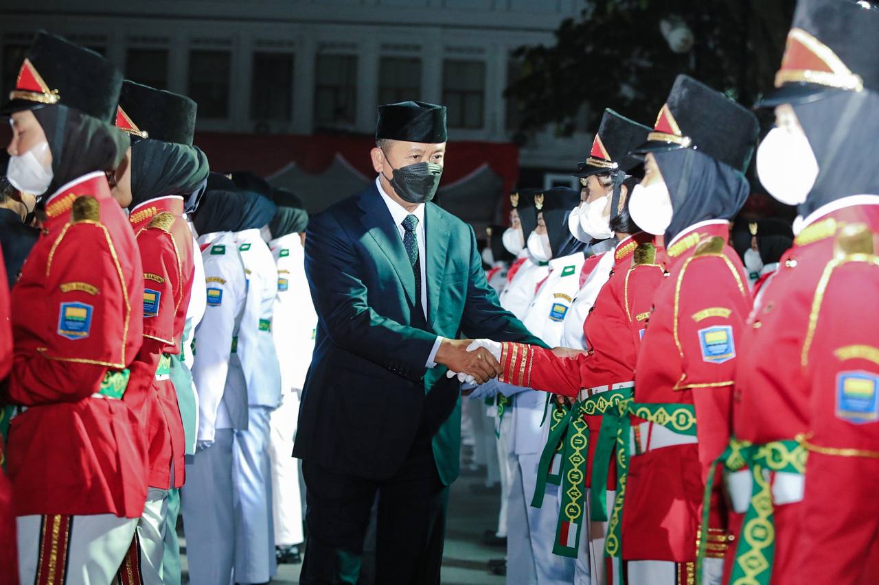 Paskibraka Kota Bandung Resmi Dikukuhkan