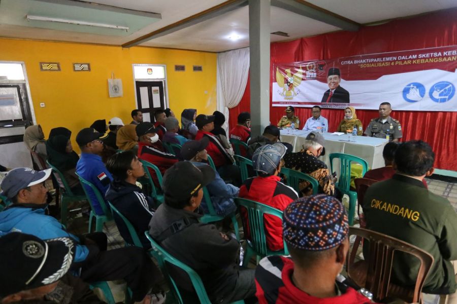 H. Memo Hermawan Sosialisasikan Empat Pilar Sebagai Pemersatu Bangsa di Kabupaten Garut