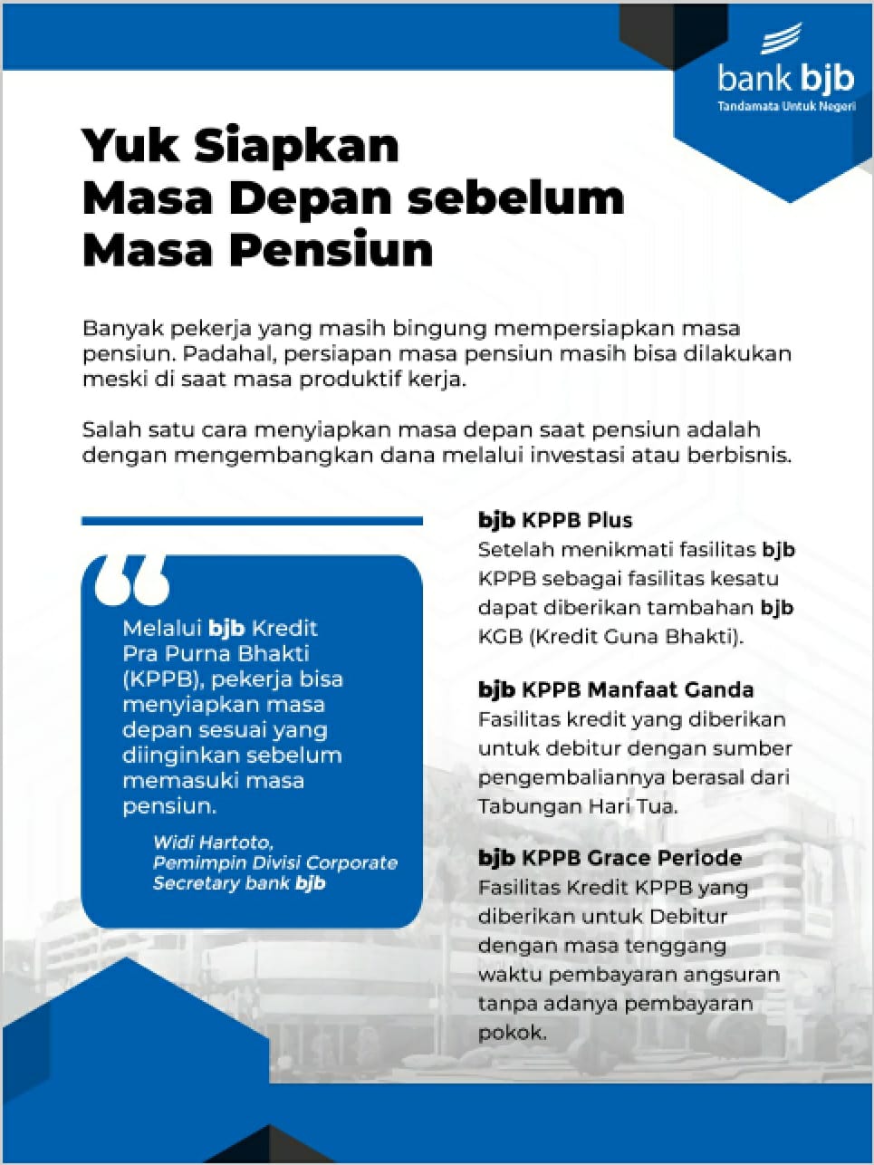 Siapkan Masa Depan dengan bjb KPPB