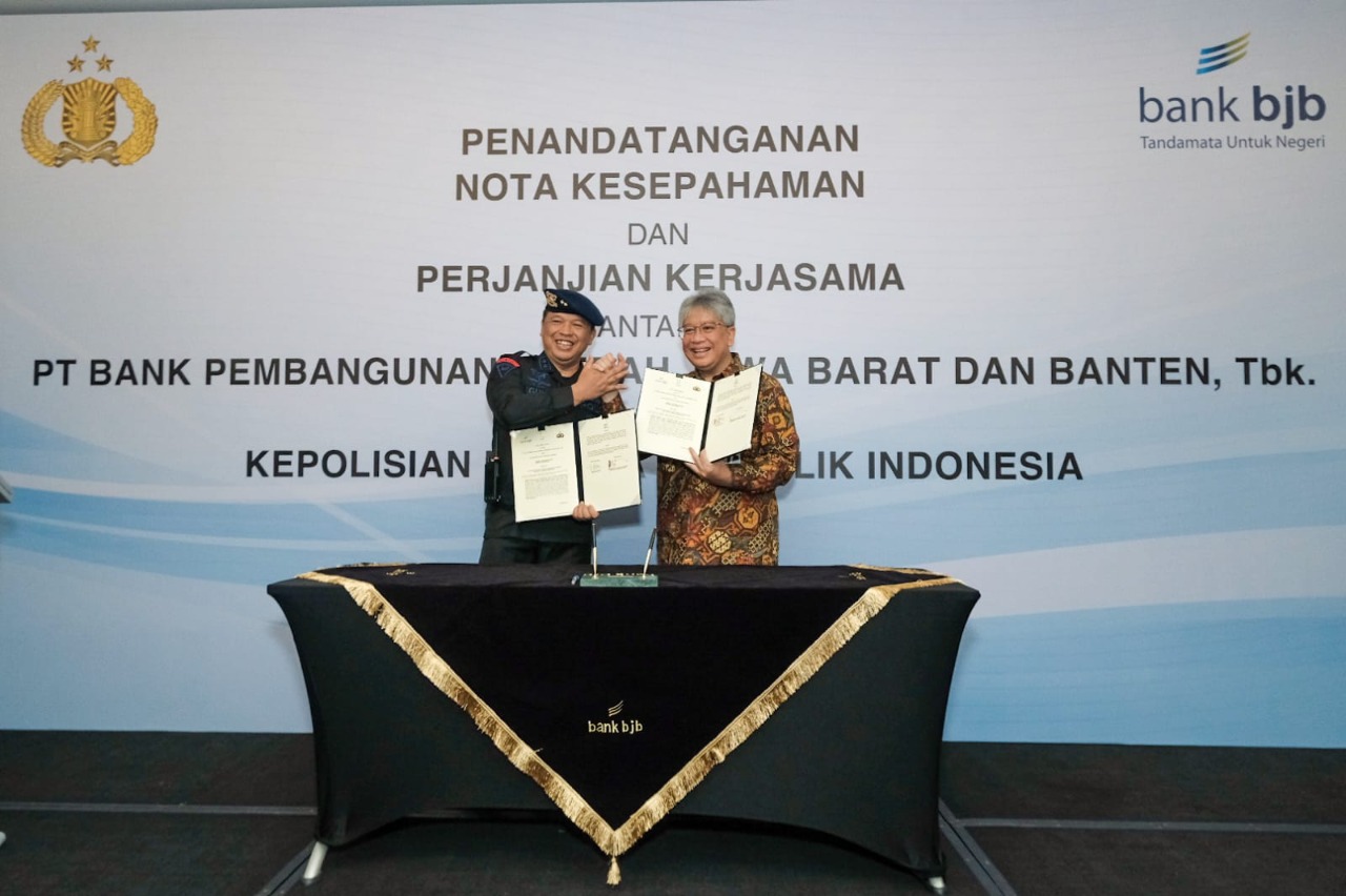 Tandatangani PKS dengan Polri, bank bjb Berharap Bisa Optimalisasi Layanan Keuangan