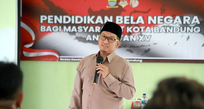 Ketua Komisi A DPRD Kota Bandung jadi Narasumber Pendidikan Bela Begara Angkatan XV bagi Ormas